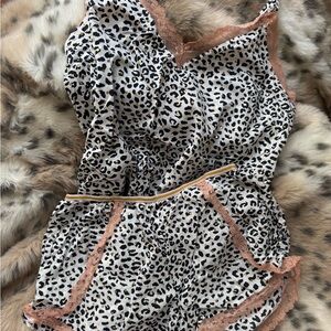 Victoria's Secret Leopard Print Pajama set